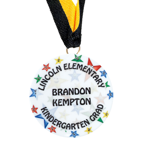 Custom outlet photo medallion