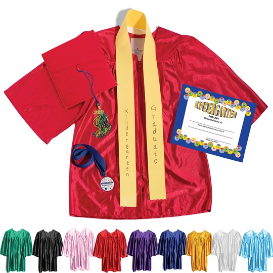 Shiny Kindergarten Graduation Award Set | Alphabet U