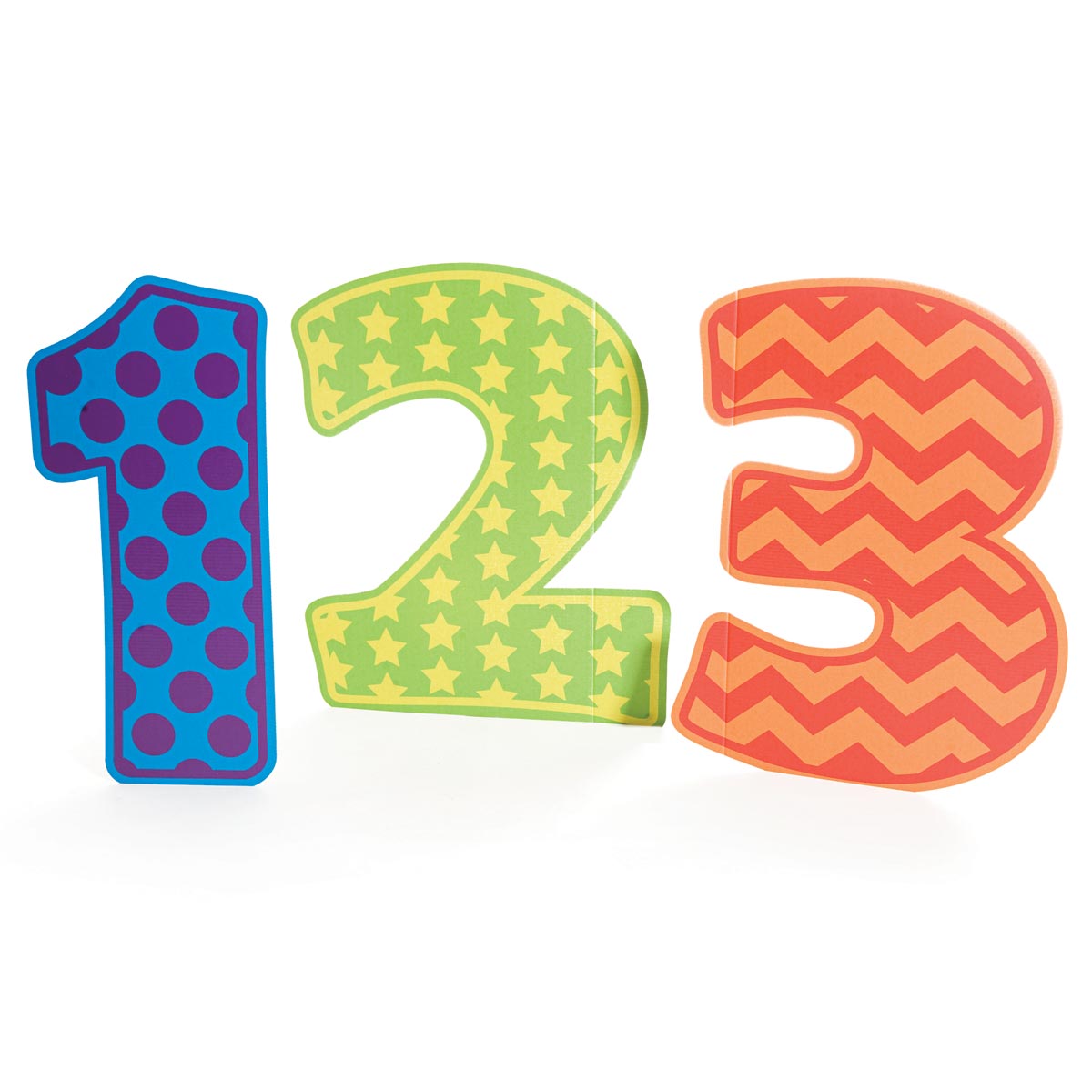 Patterned 123 Numbers Kit | Alphabet U
