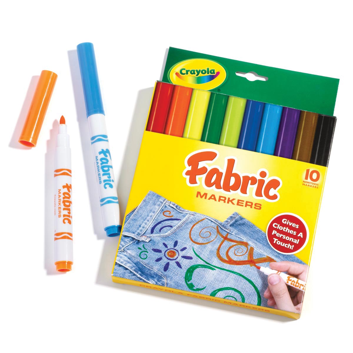 Crayola Bright Fabric Markers - CYO588626 