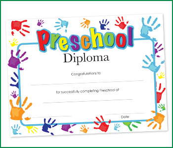 Preschool Diplomas
