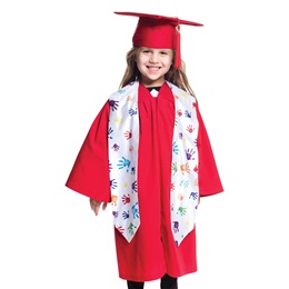 Handprints Graduation Stole