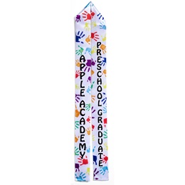 Full-color Custom Graduation Sash-Handprints