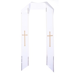 Cross Sash - White