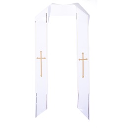 Cross Sash - White