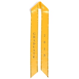 2024 Graduate Sash - Gold