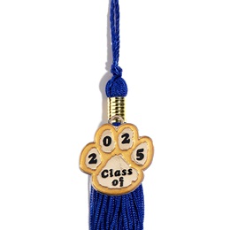 Graduation Tassel With Class of 2025 Paw Charm