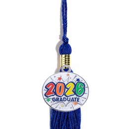 Graduation Tassel With 2026 Graduate Starburst Charm