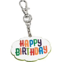 Flexible Charm Clip - Happy Birthday