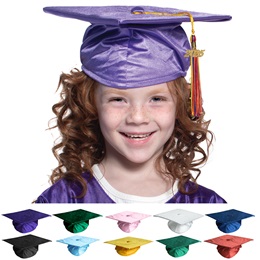 Shiny Graduation Cap and Tassel Set