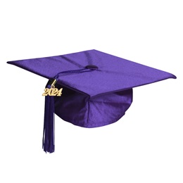 Shiny Graduation Cap and Tassel Set