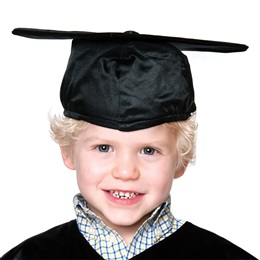 Shiny Black Graduation Cap