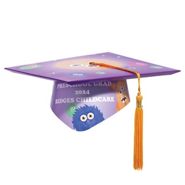 Full-color Custom Graduation Cap-Monster Mania