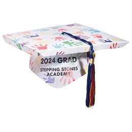 Full-color Custom Graduation Cap-Handprints