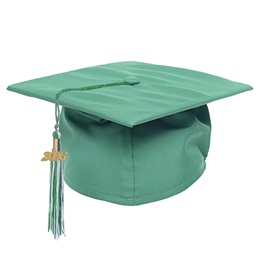 Kelly Green EZ Matte Graduation Cap and Tassel Set