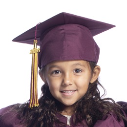 Maroon EZ Matte Graduation Cap and Tassel Set