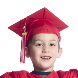 Red EZ Matte Graduation Cap and Tassel Set