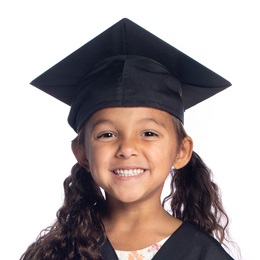 Black EZ Matte Graduation Cap