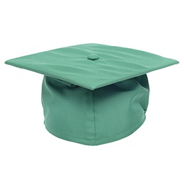 Kelly Green EZ Matte Graduation Cap