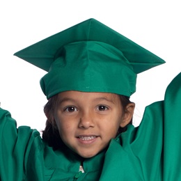 Kelly Green EZ Matte Graduation Cap