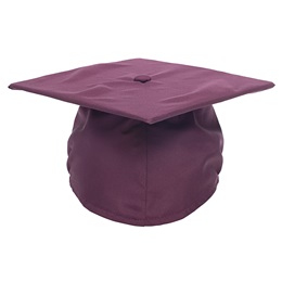 Maroon EZ Matte Graduation Cap