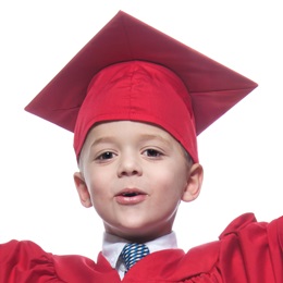 Matte Red Graduation Cap