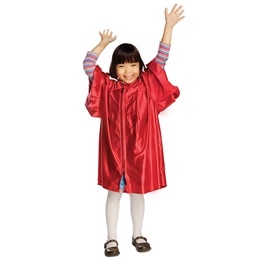 Shiny Red Graduation Gown