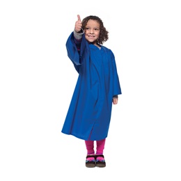 Premium Matte Blue Graduation Gown