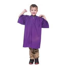 Premium Matte Purple Graduation Gown