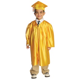 Shiny Graduation Set with Gown, Cap and Tassel
