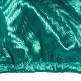 Shiny Kelly Green Grad Set with Gown, Cap and Tassel