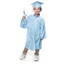 Light Blue EZ Matte Graduation Gown, Cap, and Tassel Set