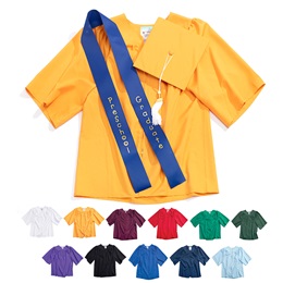 EZ Matte Preschool Graduation Set With Sash