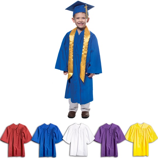 Matte Grad Set With 2020 Graduation Ribbon Sash Alphabet U