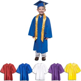 Matte Grad Set with Graduation Ribbon Sash