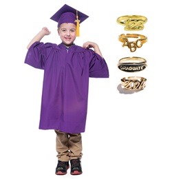 Child's Graduation Ring Set - Matte