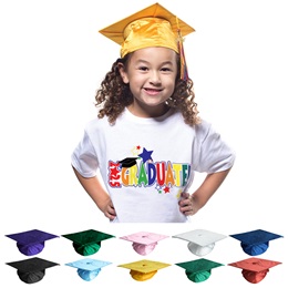 T-Shirt Grad Set with Shiny Cap