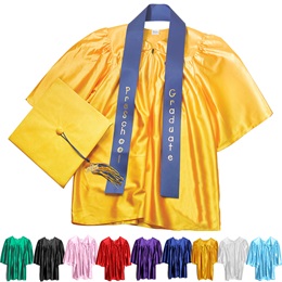 Shiny Preschool Graduation Set With Sash