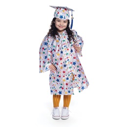 Color Craze Stars Child-size Cap and Gown Graduation Set