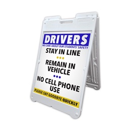 A-frame Sign - Drivers' Info