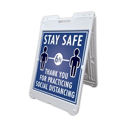 A-frame Sign - Social Distancing