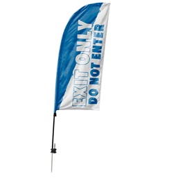 Double-sided Blade Sail Flag Kit - Exit Only