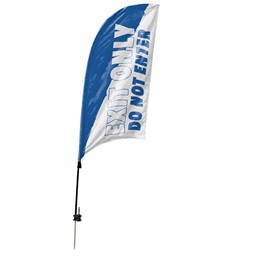 Double-sided Razor Sail Flag Kit - Exit Only