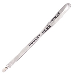 Personalized Neck Strap- Bulldog Clip