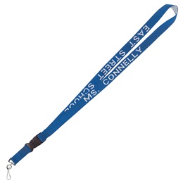 Personalized Lanyard with Swivel J-hook and Buckle