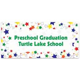 Customizable Paper Banner - Stars
