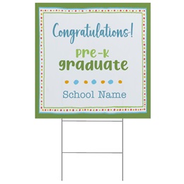 Custom Yard Sign - Congratulations Pre-K Graduate