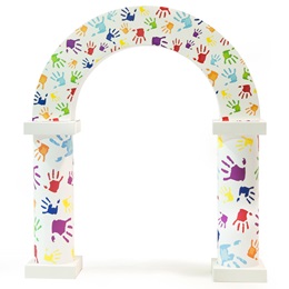 6 ft. 9 in. Friendship Handprints Arch Kit