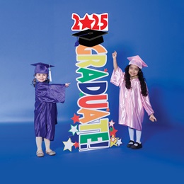 Flying Out Of Preschool Graduation Stage Prop Kit Alphabet U