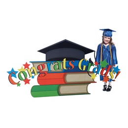 Congrats Grads! Stacked Books Prop Kit